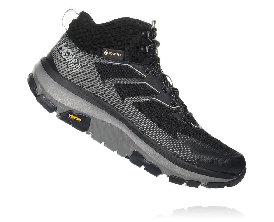 Hoka One One Turisticke Topanky Panske Čierne - Toa GORE-TEX - 76419-IQWY